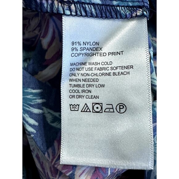 Tommy Bahama Siesta Key Night Flower Shirt Button Up Long Sleeves Multi M S NWT - Picture 11 of 11